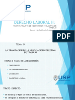 Diapositiva Procedimiento de Negociación Colectiva de Trabajo