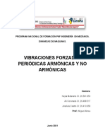 Vibraciones Forzadas Periódicas Armónicas y No Armónicas