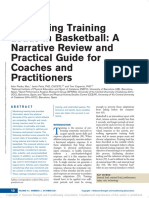 Monitoring Training Loads in Basketball: A Narrative Review and Practical Guide For Coaches and Practitioners