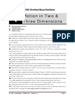 Motion in Two & Three Dimensions: PHYS 101 Previous Exam Problems