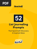 52 List Journaling Prompts