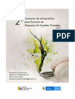 2do Concurso de Composición para Formato de Orquesta de Cuerdas Pulsadas