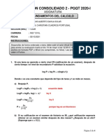 Consolidado 2 Fundamentos Del Calculo Christian Cuadros