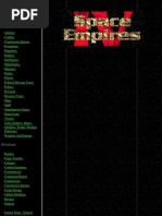 Space Empires 4 Manual