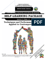 Self-Learning Package: Techniques and Performance Practices Applied To Contemporary Art