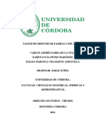 Taller de Derecho de Familia y Del Menor 19 de Marzo Del 2021