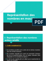 Representation Des Nombres en Machine - Complet