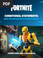 Conditional Statements:: Using The Lock and Key in Fortnite Creative