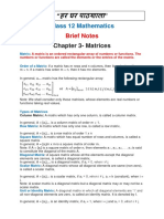 Remedial Notes Grade 12 Maths Matrix