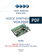 Voice Synthesizer Snv200 Eng Rev.0