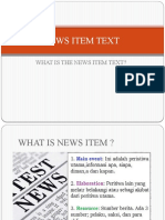 News Item Text