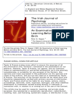 2 - Hepper PG. An Examination of Fetal Learning Before and After Birth.