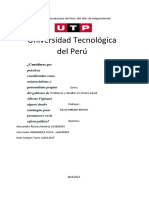 Ensayo. FINAL Problemas y Desafíos en El Perú. Utp ..1