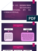 Exposiscion Derecho Penal, Articulo 112, 113 y 114