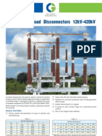 (Seccionador Crompton Greaves) Outdoor Off Load Dis Connectors 12 420kv