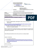 Octavo. Ficha de Proyecto Interdisciplinario. 1 Y 2