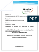 Módulo 14: Internacionalización Del Derecho en Su Ámbito Público