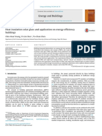 Heat Insulation Solar Glass and Application On Energy Efficiency Buildings