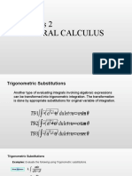 L6 - Trigonometric Substitutions