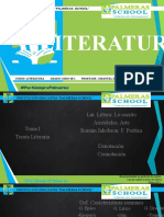 1° Primer Grado - Secundaria - Literatura