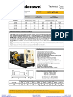 Technical Data: Cos Φ = 0.8 3-Phase 60 Hz