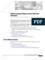 Debug Command Output On Cisco IOS Voice Gateways