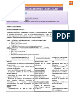 Plan de Desarrollo Curricular: Datos Referenciales