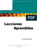 Libro Lecciones Aprendidas