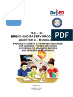 Grade 9: Tle - He Bread and Pastry Production Quarter 3 - Module 2