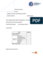 Informe 2 Laboratorio de Mecánica de Fluidos