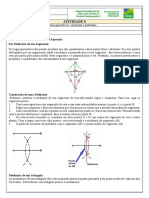 Atividade 8 8o Ano MAT Mediatriz e Bissetriz Como Lugares Geometricos Construcao e Problemas