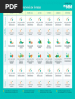 Menu Semanal Bebe 6 Meses