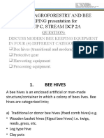 DCP 2102: Agroforestry and Bee KEEPING Presentation For Group C, Stream DCP 2A