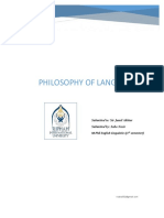 Philosophy of Language 