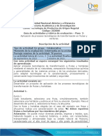 Guia de Actividades y Rubrica de Evaluacion - Paso 2 - Aplicación de Procesos Tecnologicos de Transformación en Frutas y Verduras