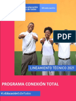 Programa Conexión Total - Lineamiento Técnico 2021