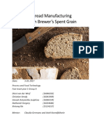 Bread Manufacturing With Brewer's Spent Grain