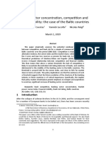 Banking Sector Concentration, Competition and Financial Stability: The Case of The Baltic Countries