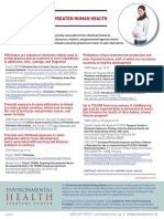 Phthalates in Food Fact Sheet