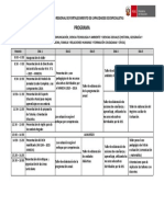 Programa para Taller de Fortalecimiento de Capacidades de Especialistas - 4 Sedes Provinciales