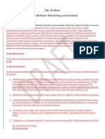 Draft - Title 20 Water Chapter 80 Water Well Drilling Permits and Standards