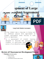 "Development of Large Scale Student Assessment Test": Chapter 13)