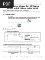 TD Matlab MCC Hacheur Serie