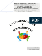 COMUNICACION Y BARRERAS Prof Yolimar 2021