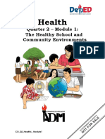 Health: Quarter 2 - Module 1: The Healthy School and Community Environments