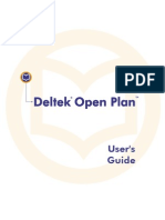 Deltek Open Plan User's Guide