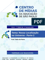 Nossa Localização No Universo-Parte 2