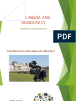 Mass Media and Democracy