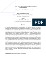 Consideraciones Sobre Reuso y Reprocesamiento de Dispositivos Médicos en Colombia 2018-2019