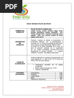 Ficha Tecnica Pulpa de Fruta 2019